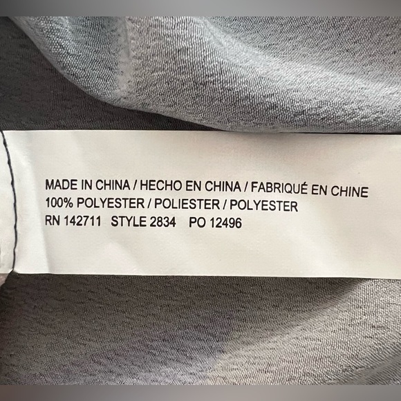 NWT Eloquii Multi-color Abstract Dress with Bell Sleeves - Picture 4 of 5